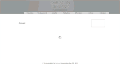 Desktop Screenshot of chrisdeblanc.com